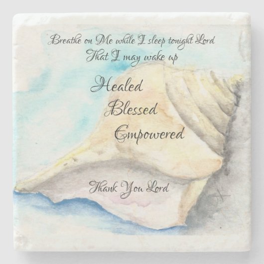 貝柱 ストーンコースター (正面)