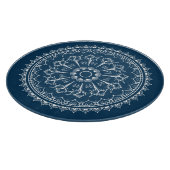 貝殻から成っている曼荼羅 カッティングボード (角)