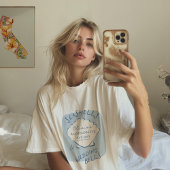 貝殻とウェディングベルの独身最後の夜 トライブレンドＴシャツ