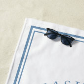 貝殻とウェディングベル バチェロレッテウィークエンド ビーチタオル (インサイチュ)