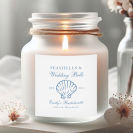 貝殻とウェディングベル ブライズメイドパーティー スクエアシール