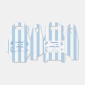 貝殻とウェディングベル ブライズメイドパーティー フェイバーボックス (折り畳みなし)