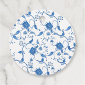 貝殻とウェディングベル ブライダルシャワー フェイバータグ (裏面)