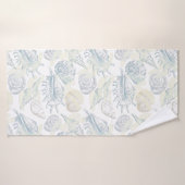 貝殻とシームレスなパターン バスタオル (バスタオル)