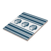 貝殻とストライプ タイル (側面)