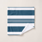貝殻とストライプ バスタオルセット (ウォッシュタオル)