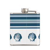 貝殻とストライプ フラスク (裏面)