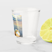 貝殻とヒトデのビーチ ショットグラス (右)