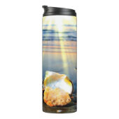 貝殻とヒトデのビーチ タンブラー (回転右)