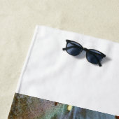 貝殻とヒトデのビーチ ビーチタオル (インサイチュ)