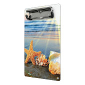 貝殻とヒトデのビーチ ミニクリップボード (アングル2)