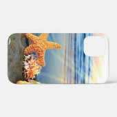 貝殻とヒトデのビーチ Case-Mate iPhoneケース (裏面 (横))