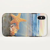 貝殻とヒトデのビーチ Case-Mate iPhoneケース (裏面(横))