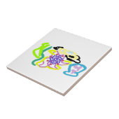 貝殻とヒトデ タイル (側面)