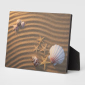 貝殻とヒトデ フォトプラーク (側面)