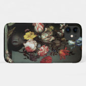 貝殻と昆虫が入った花瓶の花 Case-Mate iPhoneケース (裏面(横))