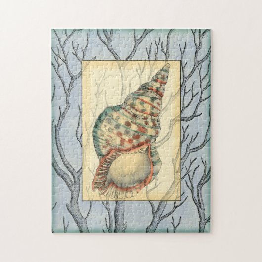 貝殻と木の枝 ジグソーパズル (縦)