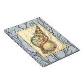 貝殻と木の枝 ノートブック (右側)