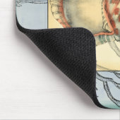 貝殻と木の枝 マウスパッド (コーナー)