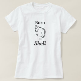 貝殻に生まれ変わる – 女性用シェリングTシャツ Tシャツ