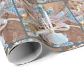 貝殻のクリスマスオーナメント ラッピングペーパー (ロールコーナー)