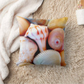 貝殻のコレクションの枕 クッション (ブランケット)