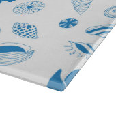 貝殻のシームレスパターン カッティングボード (角)