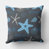 貝殻のシームレスパターン クッション (裏面)