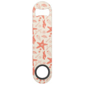 貝殻のシームレスパターン スピード栓抜き (裏面)