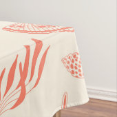 貝殻のシームレスパターン テーブルクロス (インサイチュ)