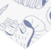 貝殻のシームレスパターン テーブルクロス (アングル)