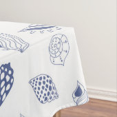 貝殻のシームレスパターン テーブルクロス (インサイチュ)