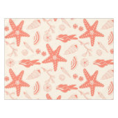 貝殻のシームレスパターン テーブルクロス (正面(横))