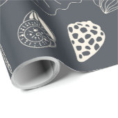 貝殻のシームレスパターン ラッピングペーパー (ロールコーナー)