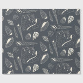 貝殻のシームレスパターン ラッピングペーパー (フラット)