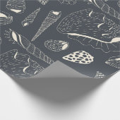 貝殻のシームレスパターン ラッピングペーパー (角)