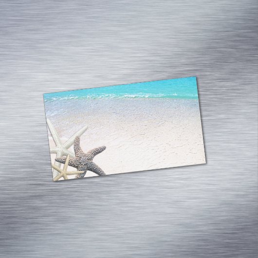 貝殻のビーチハウスのレンタルスパのブティックB&B マグネット名刺 (インサイチュ)