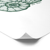 貝殻のプリント ポスター (角)