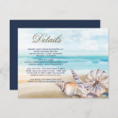 貝殻のメッセージ ボトル | ゲスト詳細 エンクロージャーカード (正面/裏面)