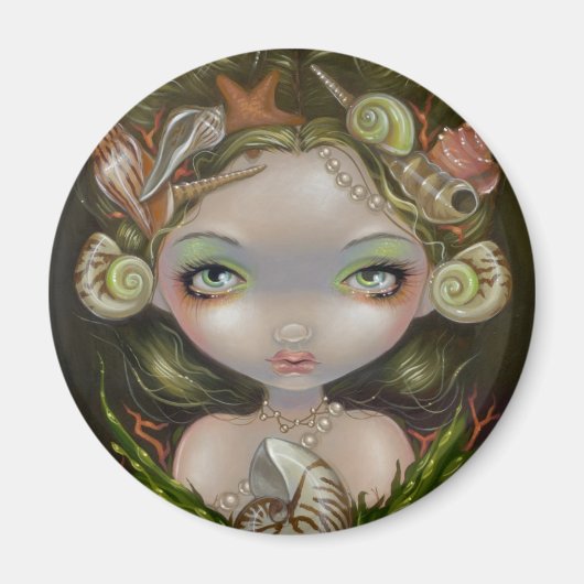 「貝殻の冠」磁石 マグネット (正面)