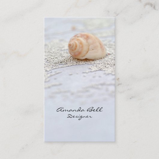 貝殻の名刺 名刺 (正面)