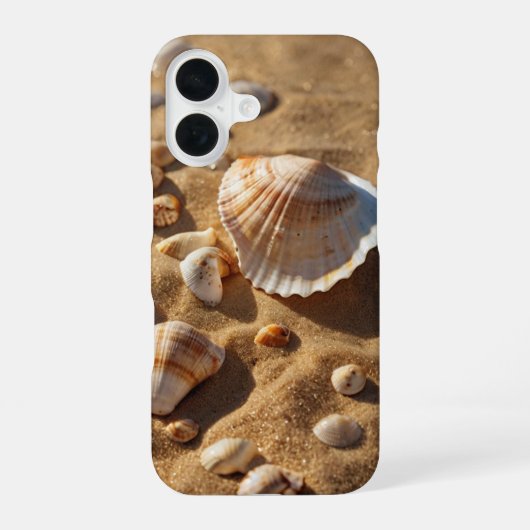 貝殻の夢 iPhone 16ケース (裏面)