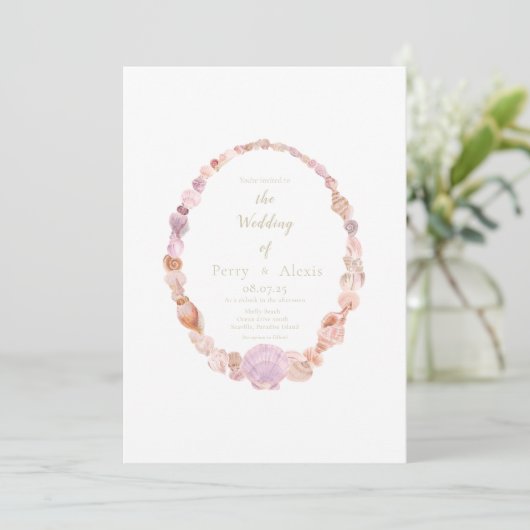 貝殻の招待状 招待状 (スタンド正面)