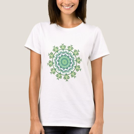 貝殻の曼荼羅 Tシャツ (正面)