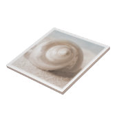 貝殻の砂のビーチ-熱帯貝のテンプレート タイル (側面)