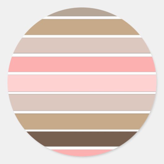 貝殻の色をコンチ ラウンドシール (正面)