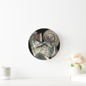 貝殻の選集 ラウンド壁時計 (ホーム)