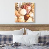 貝殻の配置 キャンバスプリント (インサイチュ (寝室))