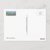 貝殻を持つ米国のフロリダビーチのはがき ポストカード (裏面)