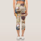 貝殻オンビーチ カプリレギンス (裏面)